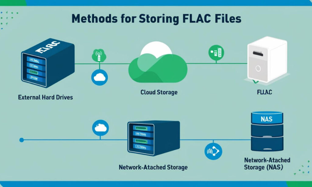 how to store flac files