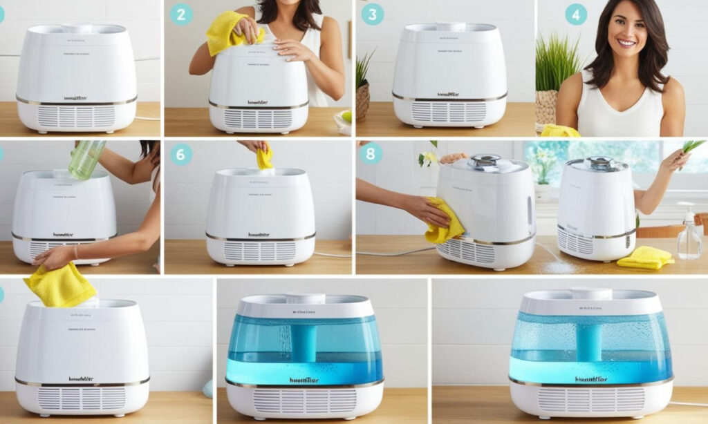 step by step guide to cleaning your humidifier