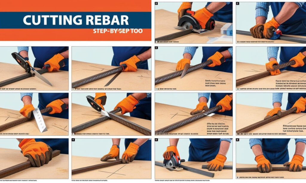 step by step guide to cutting rebar