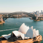 Sydney Harbour Bridge overlooking Sydney Harbour
