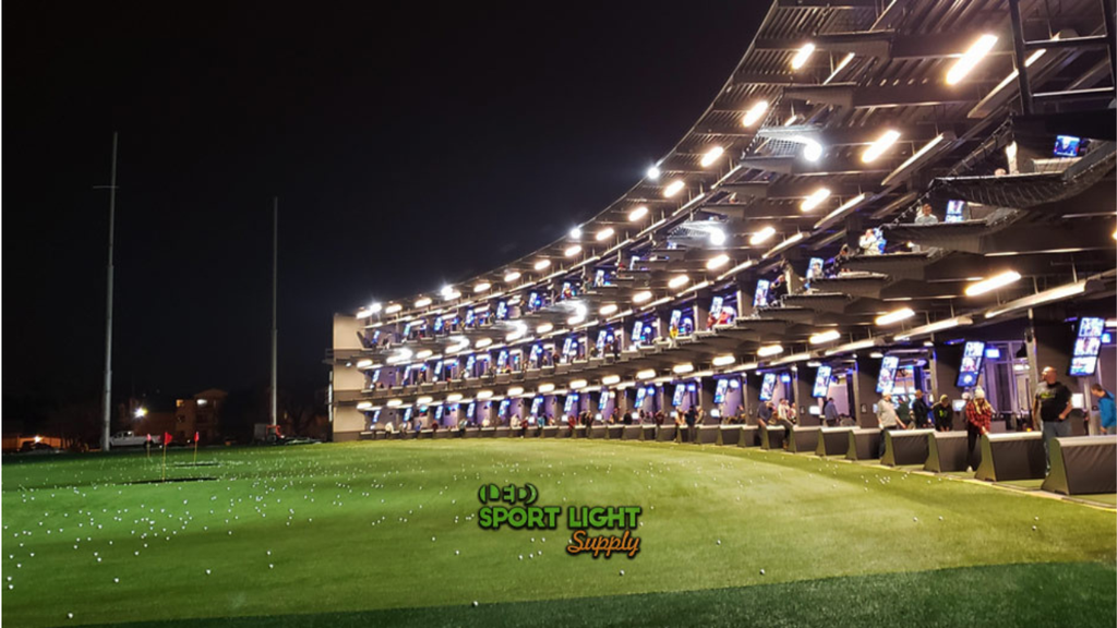 Topgolf Dubai climate-controlled golf bays at Emirates Golf Club
